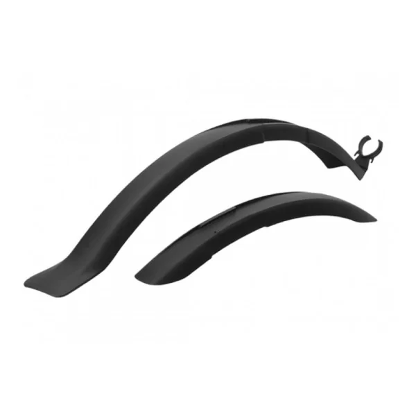 Spatbordset 28" Polisport Florida 45 mm - zwart