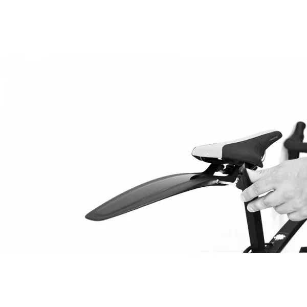 Achterspatbord Polisport S-Mud korte versie - zwart