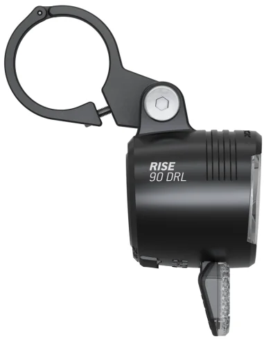 Koplamp Trelock RISE90, 12V - 90/120 lux, zwart