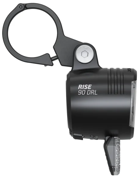 Koplamp Trelock RISE90, 12V - 90/120 lux, zwart