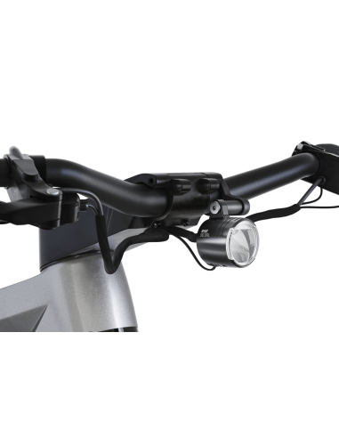 Koplamp Trelock RISE90, 12V - 90/120 lux, zwart