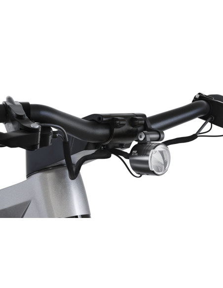 Koplamp Trelock RISE90, 12V - 90/120 lux, zwart