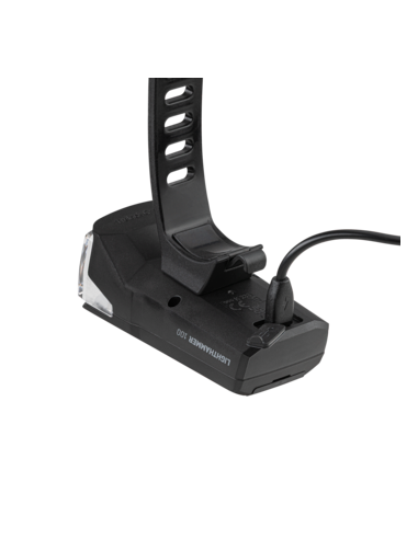 Verlichtingsset Trelock Lighthammer 100 USB Set - 100 lux, zwart