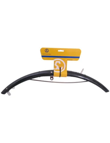 Voorspatbord 28" kunststof 45 mm - zwart