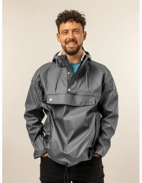 Regenjas Mirage Rainfall Closed Jacket - maat M - gemaakt van polyester soft touch - earl grey