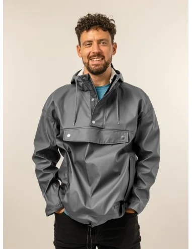 Regenjas Mirage Rainfall Closed Jacket - maat L - gemaakt van polyester soft touch - earl grey