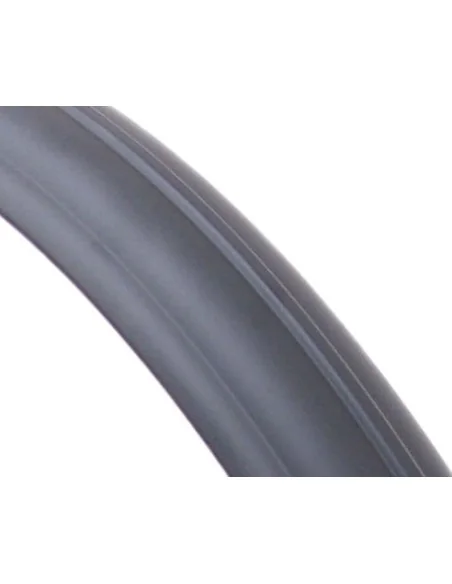 Achterspatbord 28" tour 60 mm breed - mat zwart