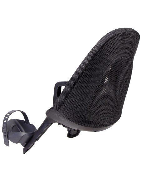 Kinderzitje voor Qibbel Air - Midnight Black - inclusief stuurpenadapter voor geïntegreerde kabels