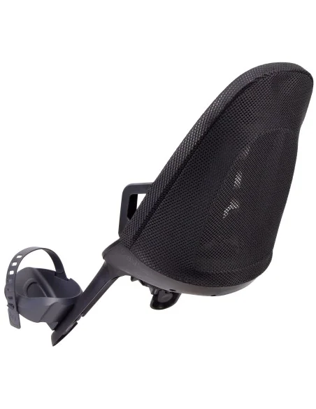 Kinderzitje voor Qibbel Air - Midnight Black - inclusief stuurpenadapter voor geïntegreerde kabels