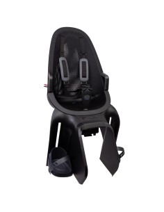 Kinderzitje achter Qibbel Air met MIK-HD bevestiging - Midnight Black