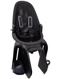 Kinderzitje achter Qibbel Air met AVS+ bevestiging - Midnight Black
