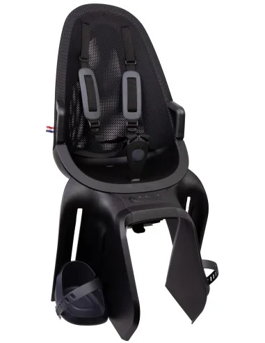 Kinderzitje achter Qibbel Air met AVS+ bevestiging - Midnight Black