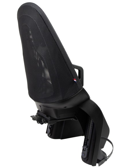 Kinderzitje achter Qibbel Air met AVS+ bevestiging - Midnight Black