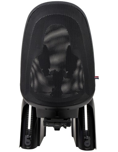 Kinderzitje achter Qibbel Air met AVS+ bevestiging - Midnight Black