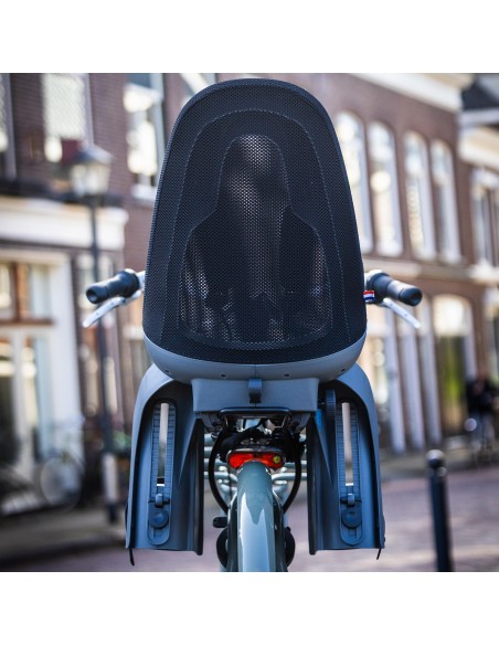 Kinderzitje achter Qibbel Air met Framebevestiging (FF) - Midnight Black