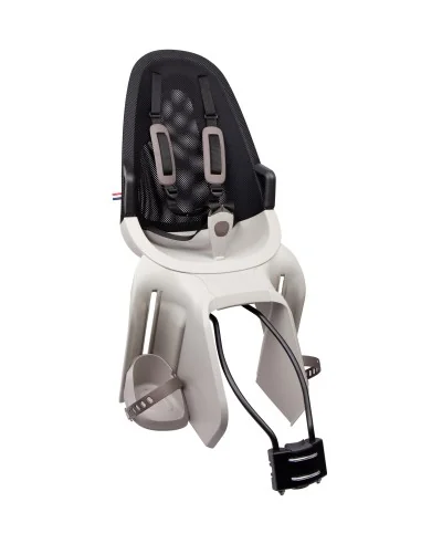 Kinderzitje achter Qibbel Air met Framebevestiging (FF) - Pebble Grey