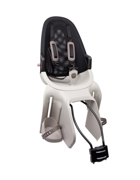 Kinderzitje achter Qibbel Air met Framebevestiging (FF) - Pebble Grey