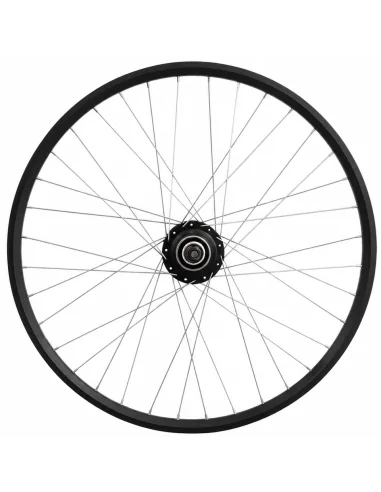 Achterwiel 28 1/4inch Nexus 8 naaf (zwart) - ZAC2000 velg (zwart) met RVS spaken - voor schijfrem