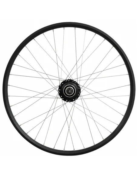 Achterwiel 28 1/4inch Nexus 8 naaf (zwart) - ZAC2000 velg (zwart) met RVS spaken - voor schijfrem