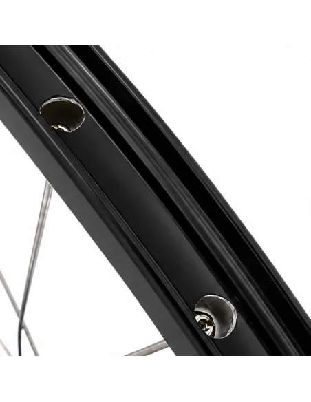 Achterwiel 28 1/4inch Nexus 8 naaf (zwart) - ZAC2000 velg (zwart) met RVS spaken - voor schijfrem