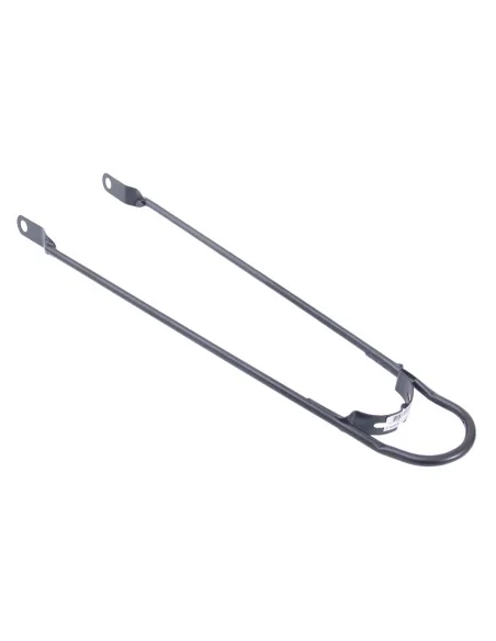 Spatbordstang 28" Tour met Bumper Mat-Zwart