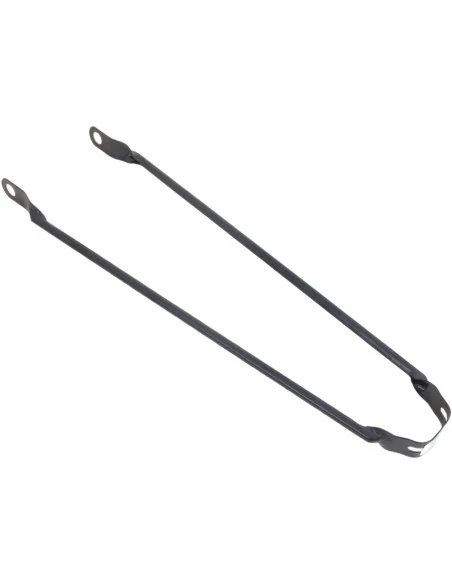 Spatbordstang 28" - mat zwart