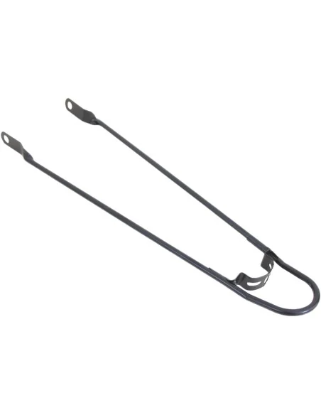 Spatbordstang 28" met bumper - mat zwart