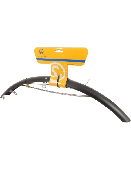 Voorspatbord 28" kunststof 50 mm - mat zwart