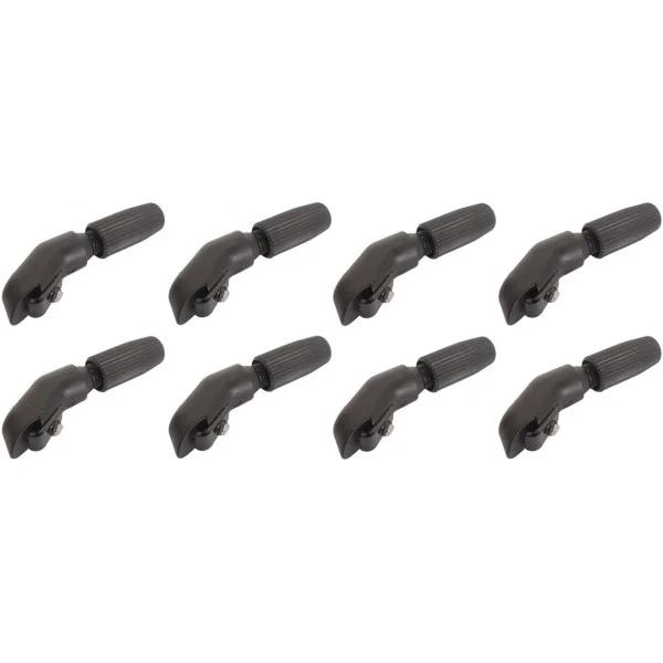 Bevestiging spatbordstang Mirage ø3.2mm - set van 8 stuks - zwart