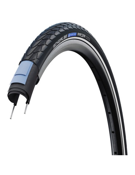 Buitenband Schwalbe Marathon Racer Raceguard 28 x 1.50" / 40-622 - zwart met reflectie