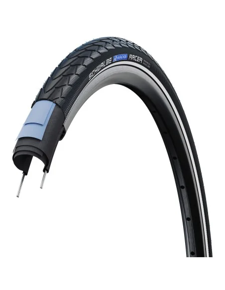 Buitenband Schwalbe Marathon Racer Raceguard 28 x 1.50" / 40-622 - zwart met reflectie