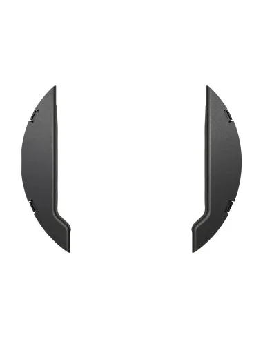Afdekkapjes ringslot Axa Atlas Large - zwart (set)