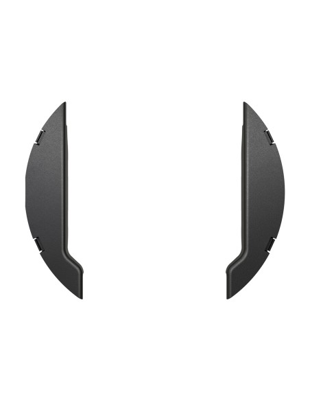 Afdekkapjes ringslot Axa Atlas Large - zwart (set)