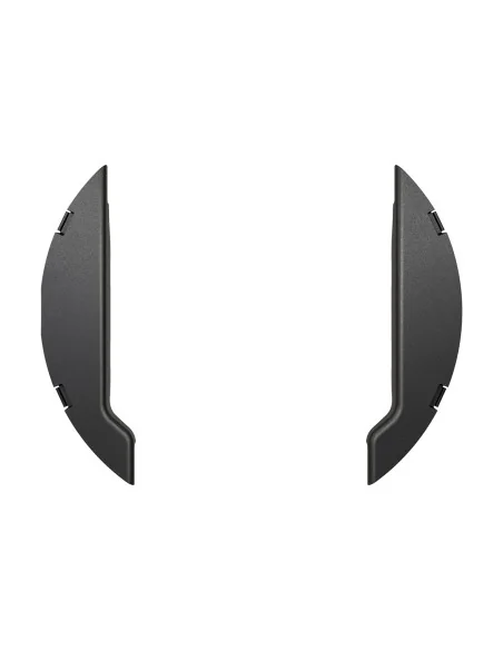 Afdekkapjes ringslot Axa Atlas Large - zwart (set)