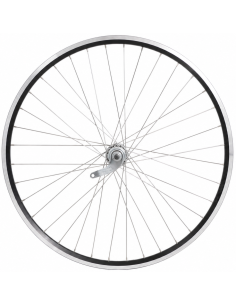 Achterwiel 28 1/4inch - Favorit remnaaf - ZAC2000 velg (zwart/zilver)