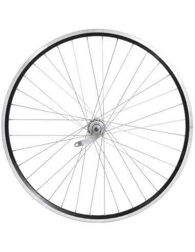 Achterwiel 28 1/4inch - Favorit remnaaf - ZAC2000 velg (zwart/zilver)