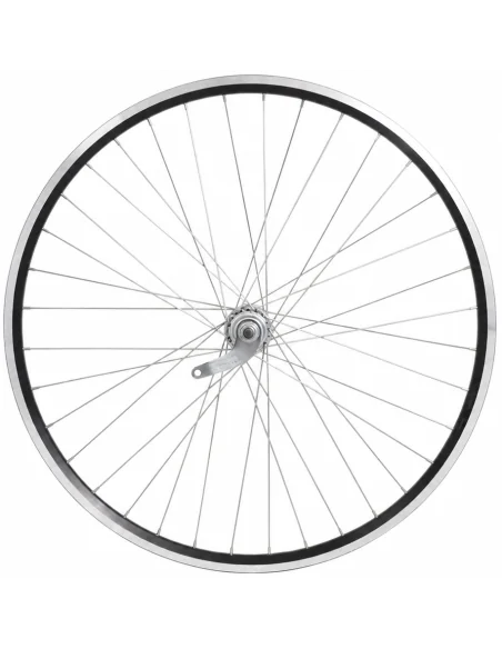Achterwiel 28 1/4inch - Favorit remnaaf - ZAC2000 velg (zwart/zilver)