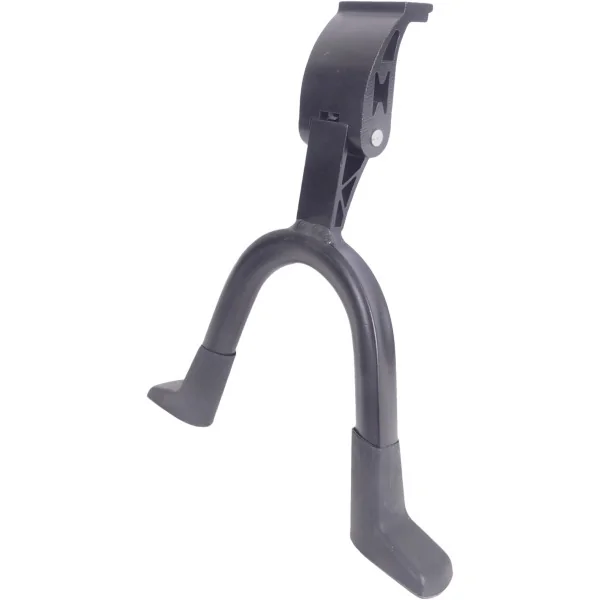 Middenstandaard 28" Edge Double 2-poot 30cm aluminium - zwart