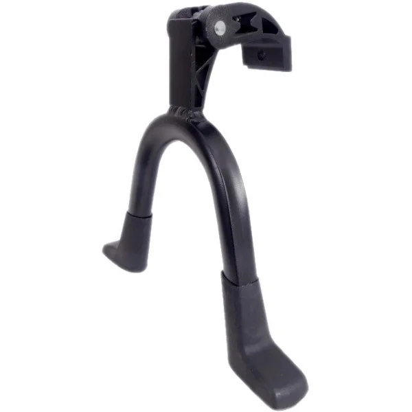 Middenstandaard 28" Edge Double 2-poot 30cm aluminium - zwart