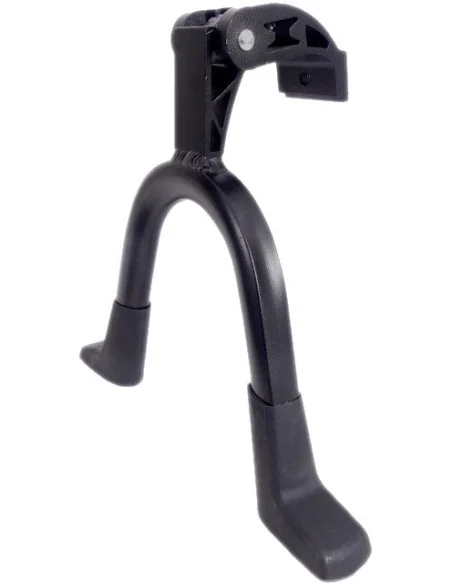 Middenstandaard 28" Edge Double 2-poot 30cm aluminium - zwart