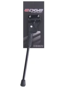 Zijstandaard 28" Edge 40 mm 2 bouts aluminium - zwart