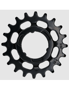 Tandwiel KMC Voor Shimano 20T O-MO Staal 3/32 inch - Zwart