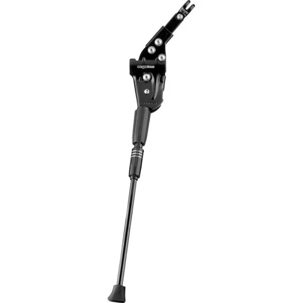 Zijstandaard achterbrugmontage 24 t/m 28" Ergotec universeel - zwart