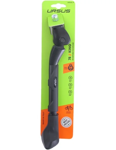 Zijstandaard verstelbaar 24-29" Ursus King 2 - zwart