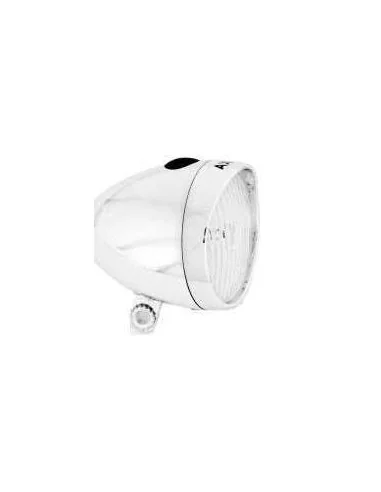 Koplamp Axa classic switch LED 4 lux - zilver