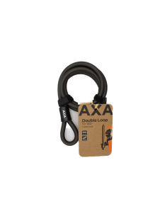 Slotkabel Axa Double Loop 120/10 - zwart 2