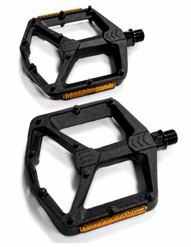 Pedalen BMX-freestyle aluminium - zwart