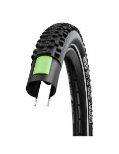 Buitenband Schwalbe Smart Sam plus-DD 26 x 2.25" / 57-559 mm - Zwart