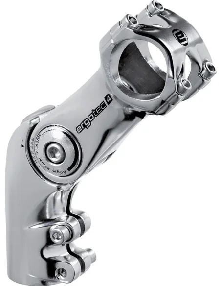 Stuurpen Ergotec Octopus ahead 50 verstelbaar ø28,6 / 110 / 31,8 mm - zilver