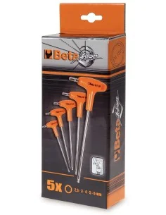 Haakse zeskant stiftsleutelset Beta Tools 96T/S5P (5 delig) 2